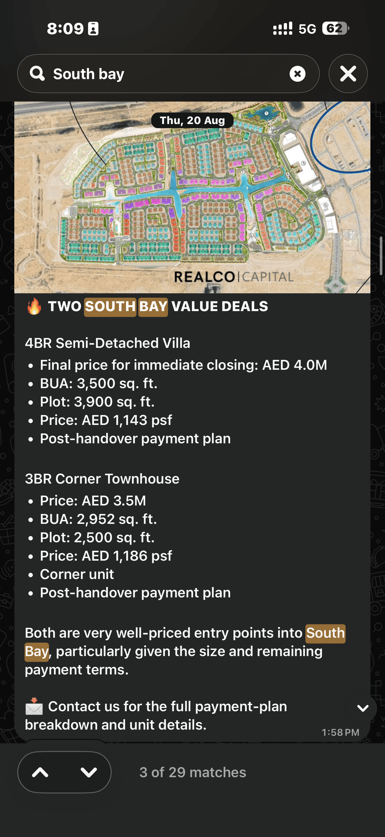 Seeking Dubai original South Bay community post, 2026-08-20: Two opportunities we highlighted.