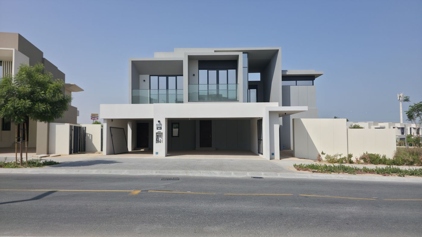 Jebel Ali Village villas · Representative site photo, September 2026