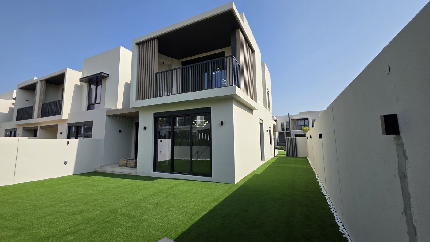 Jebel Ali Village villas · Representative site photo, September 2026