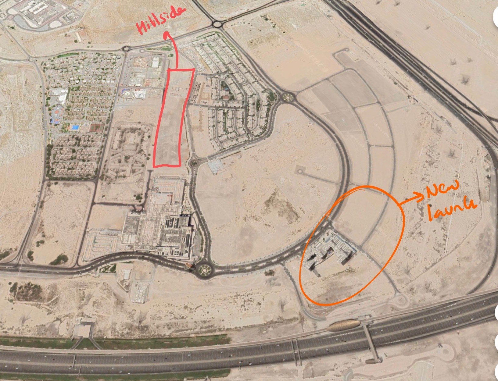 Inside Wasl Gate: Hillside and the South Garden launch area