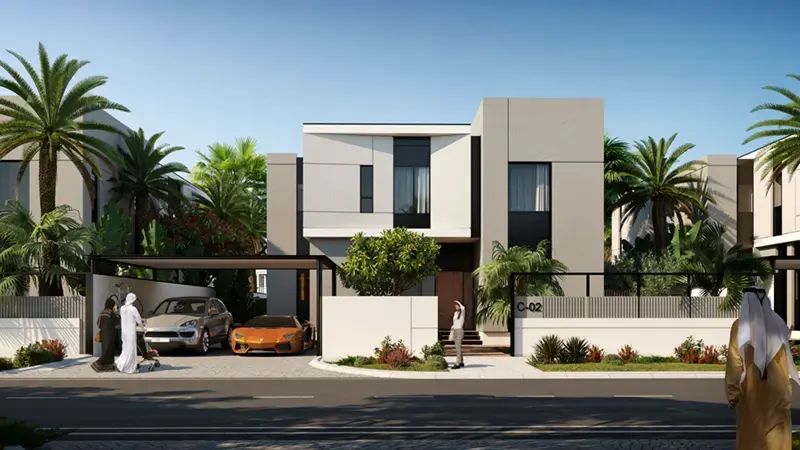 Murooj Al Furjan villa architecture — community visual