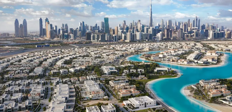 District One and the Dubai skyline — community visual