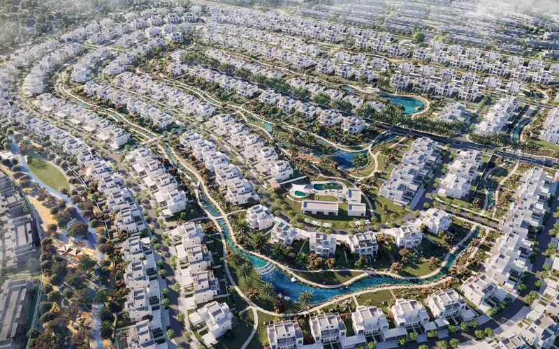 Aerial masterplan visual of The Valley